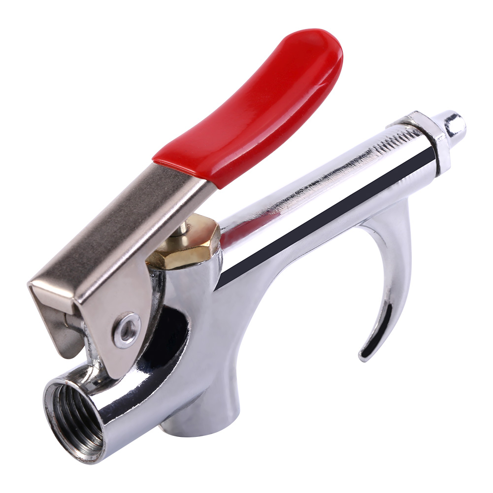 Druckluftpistole Aus Zinklegierung Zum Durchdringen Von Oberflächen, Druckluftpistole Mit Düse, 1-teiliges Staubentfernungsset, Professionelles Werkstattreinigungswerkzeug.