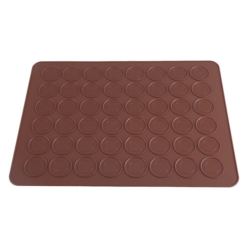 Silikonform Mit 48 Mulden Für Macarons, Kekse Und Gebäck – Diy-backmatte, Dekorationswerkzeug, Wiederverwendbares, Flexibles Backblech