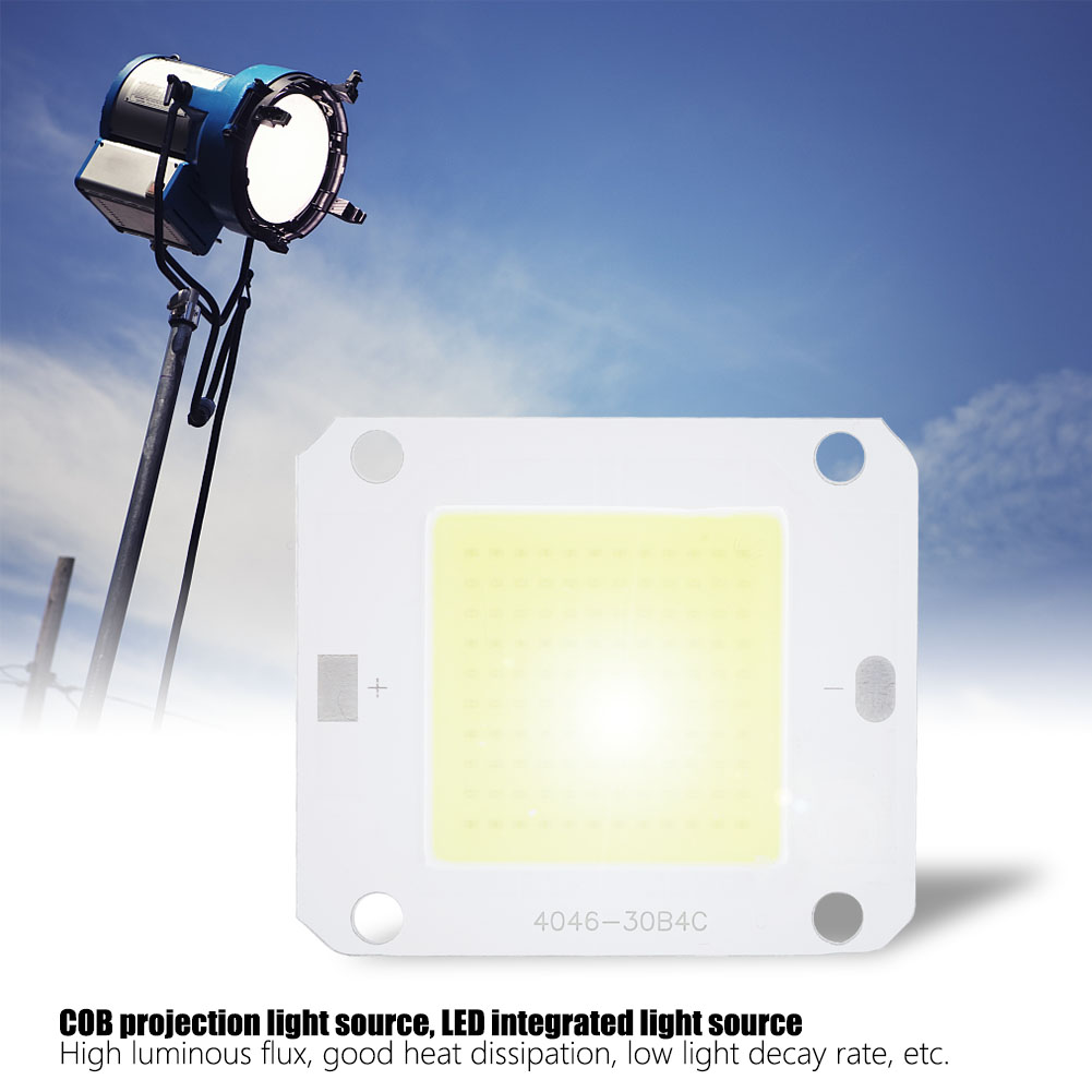 Integrierte 50w Cob-led-lampe, Langlebige Und Helle Lichtquelle, 6000-6500k Weiß, Langlebiger Spot.