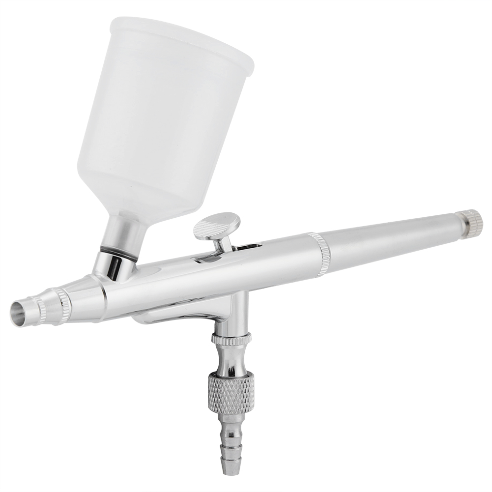 Airbrush-pistolen-set Mit Doppelfunktion, Großem Fassungsvermögen, 0,2-mm-nadel, Farbsprühset Für Künstler