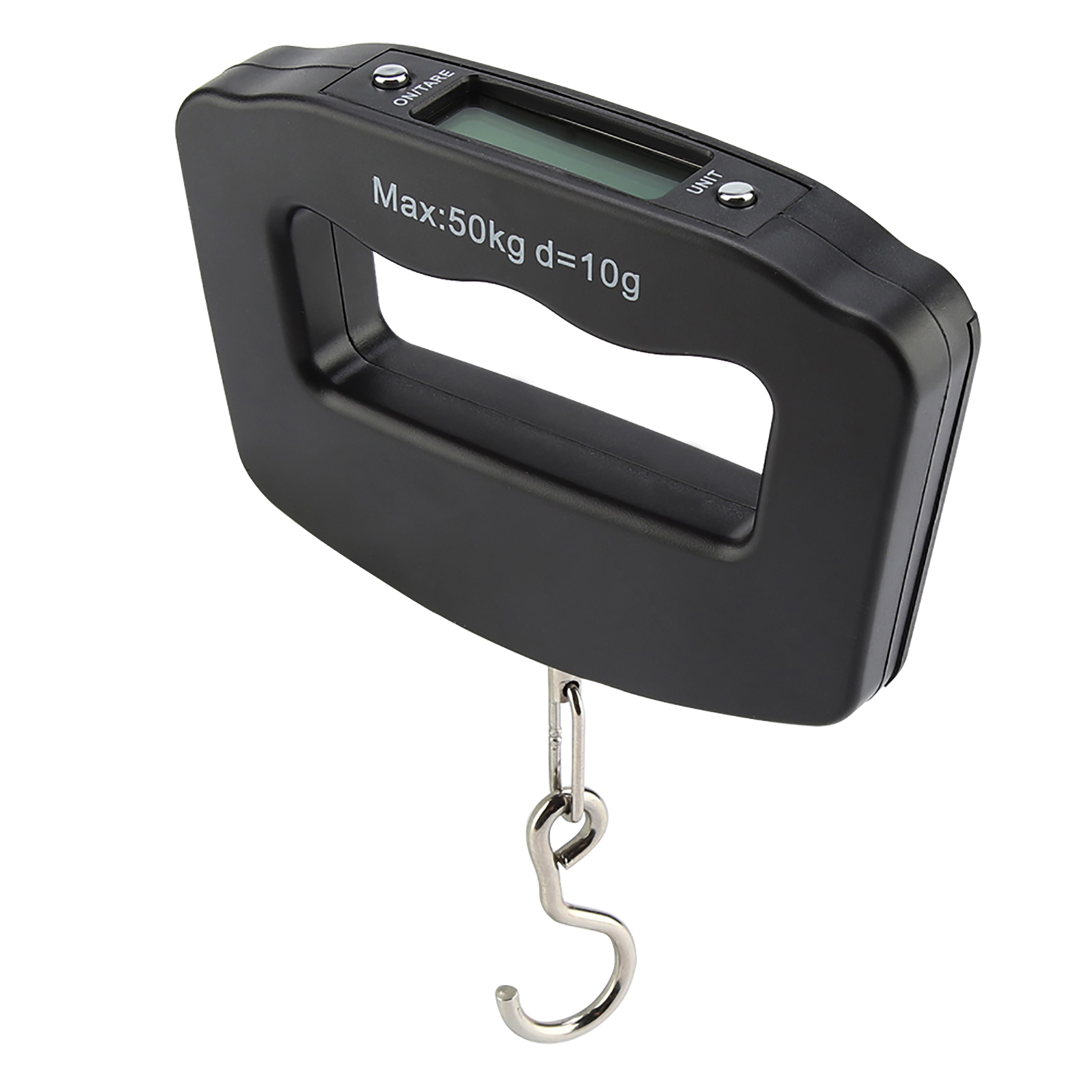 Digitale Elektronische Lcd-hakenwaage, Kompaktes Taschenformat, Tragbare Hängewaage, Maximale Traglast 50 Kg, Zuverlässige Genauigkeit.