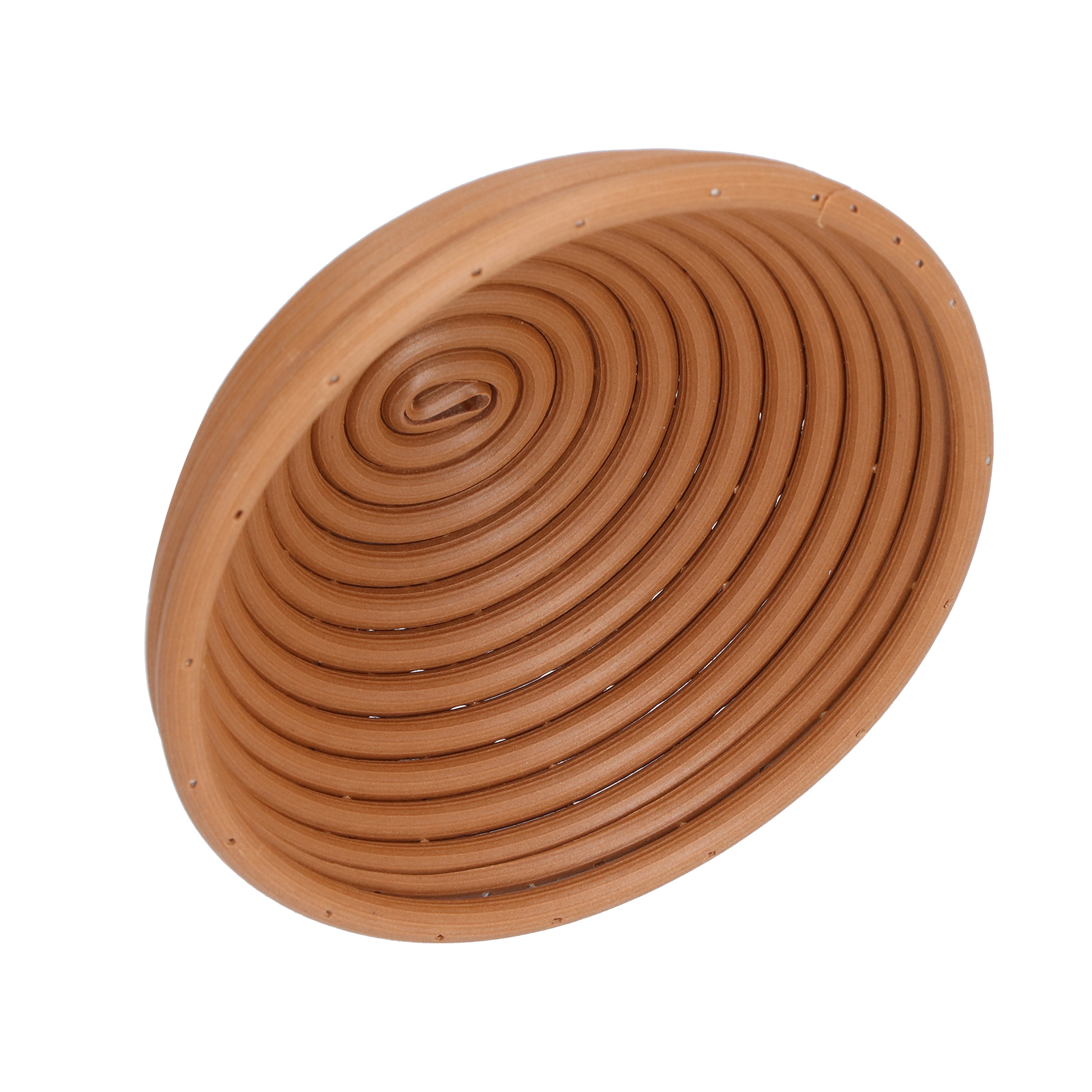 Waschbarer Brotgärkorb, Innovative Backform Für Das Backen Zu Hause, Runde Braun-gelbe Form, 16 X 6 Cm, 1 Stück, Praktisches Backwerkzeug.