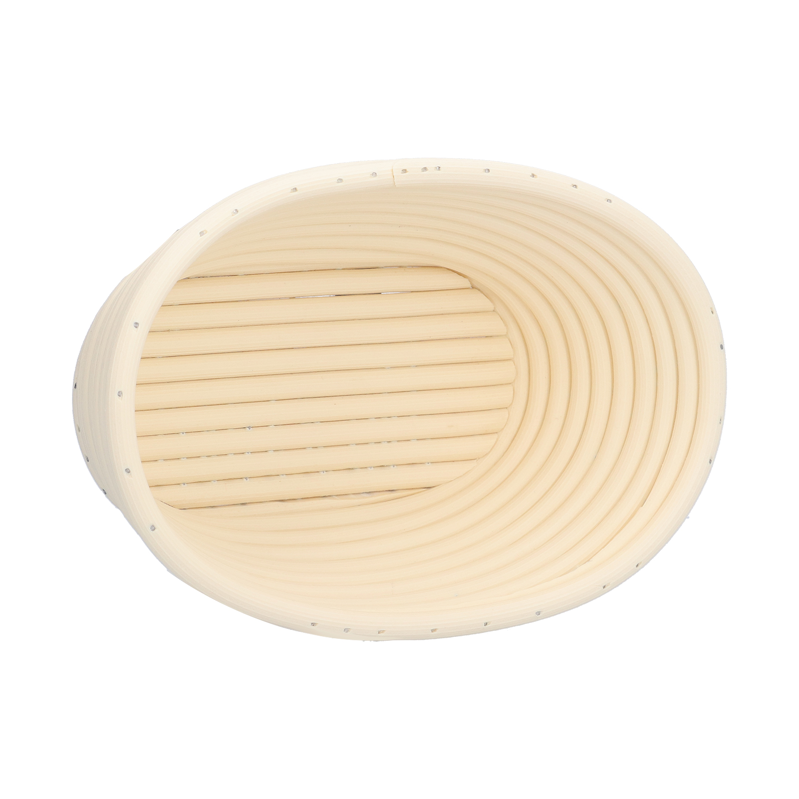Waschbarer Brotgärkorb, Beige Ovale Backform 21x14x8cm, Ideal Zum Backen Zu Hause, Innovative Form Für Perfektes Aufgehen.