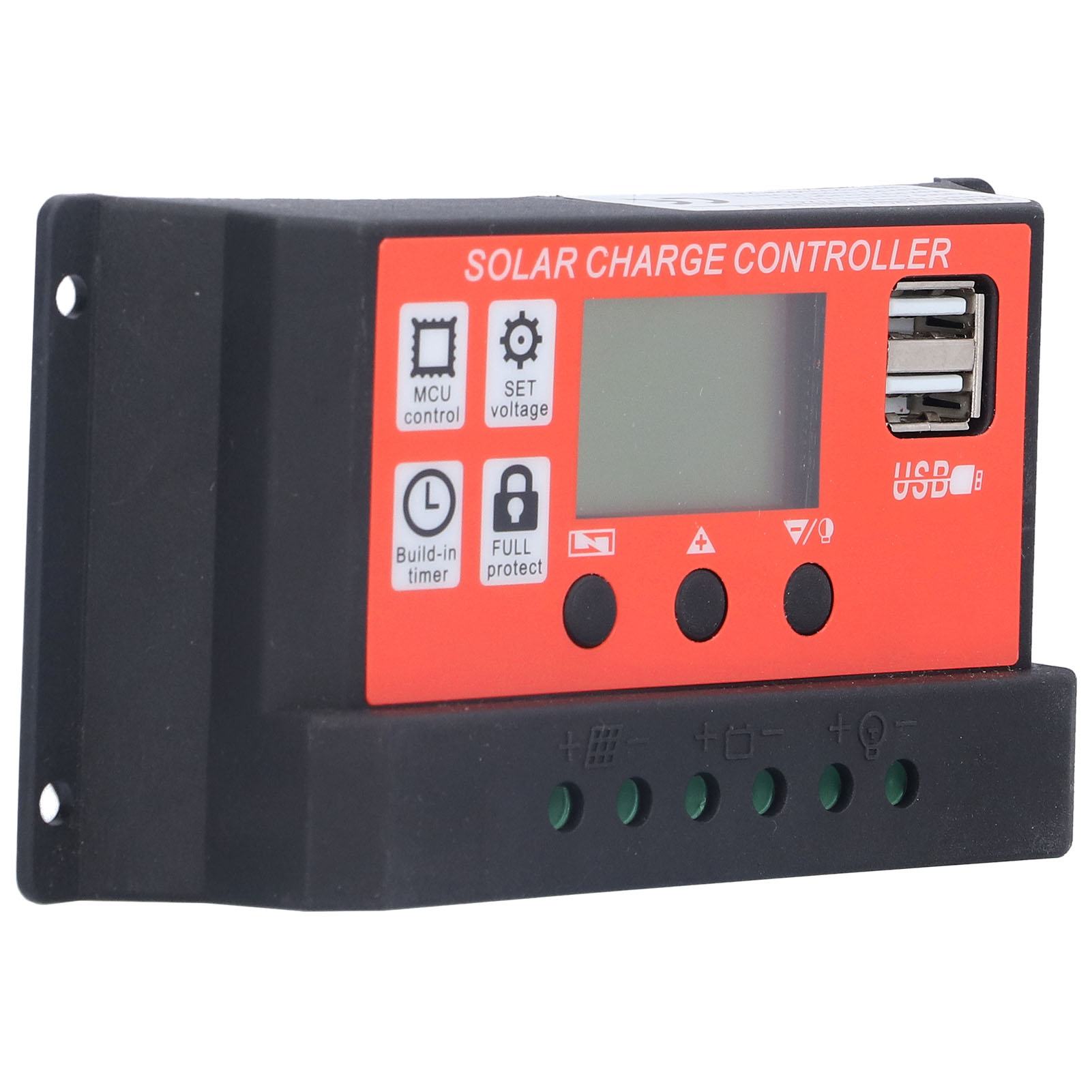 10a 12v/24v Pwm-solarladeregler Mit Lcd-display, Photovoltaik-modulregler, Zubehör Für Solaranlagen, Spannungsregler