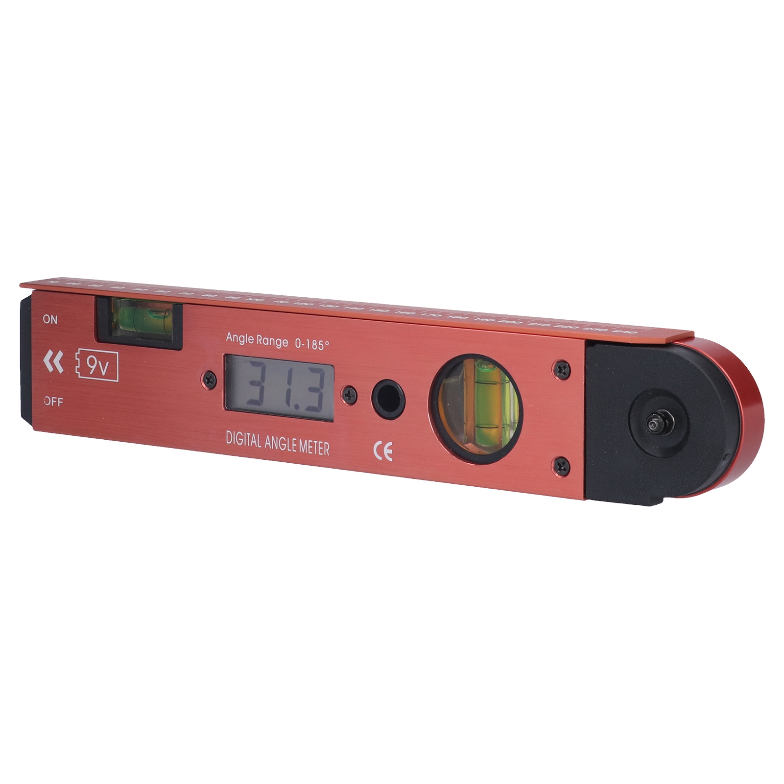 Tragbare Digitale Lcd-wasserwaage Mit Winkelmesser, Elektronischer Neigungsmesser Mit Libelle Für Schreiner Und Elektriker, Präzise Neigungsmessung