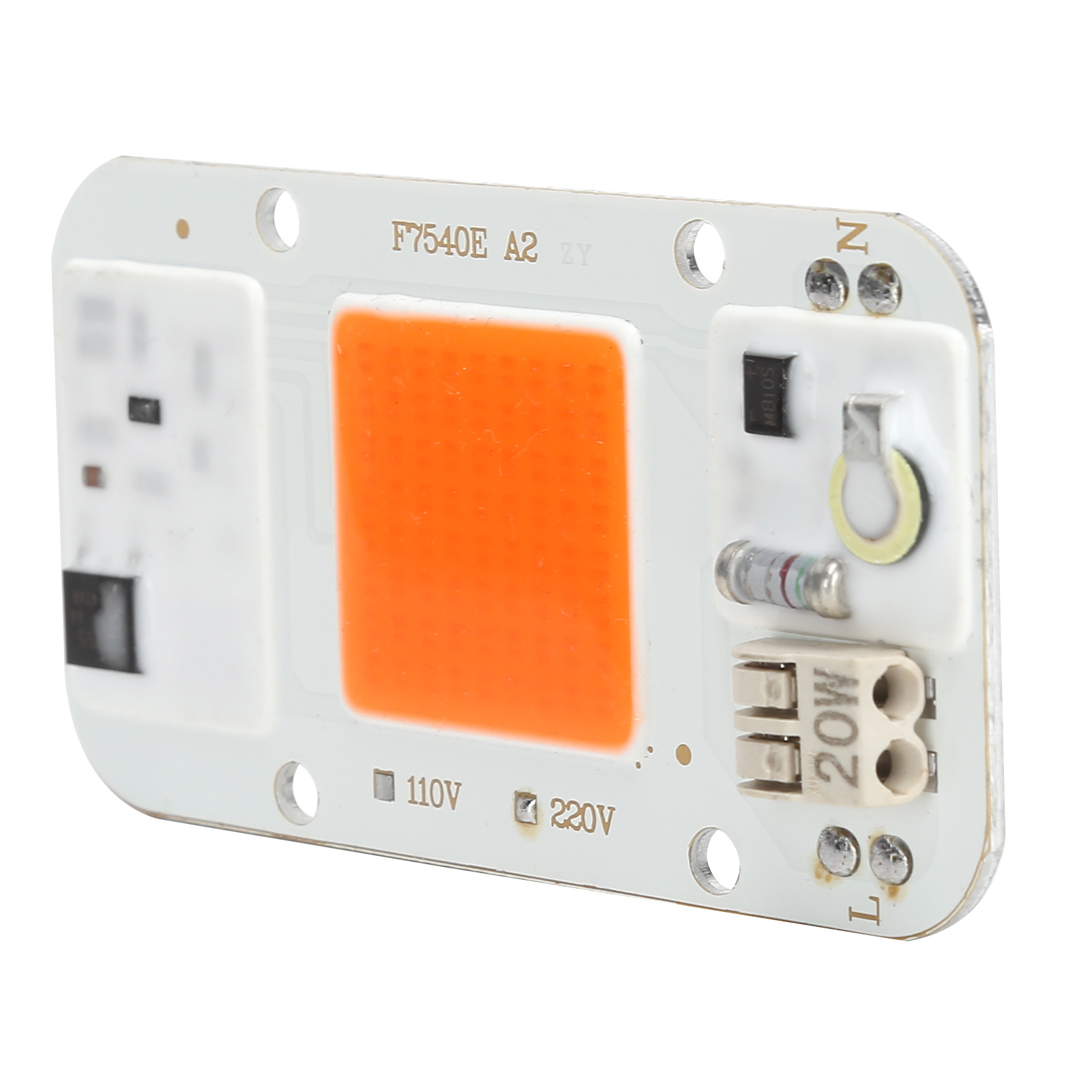 20w Led-gartenbaulampe, Vollspektrum, Integrierter Cob-chip Ohne Treiber, 220v Hochdrucklampe Für Pflanzenwachstum, Hocheffiziente Lichtquelle.