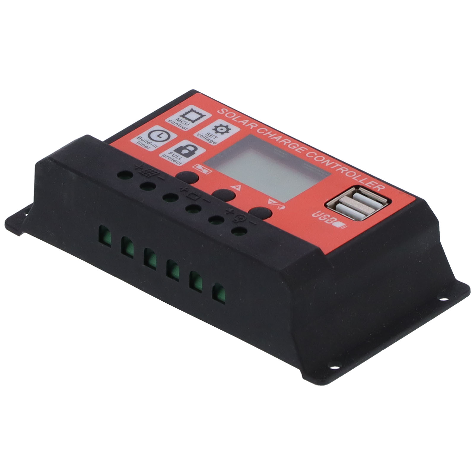 60a 12v/24v Pwm-solarladeregler, 8-stufiger Batterieladeregler Mit Lcd-anzeige, Photovoltaik-system