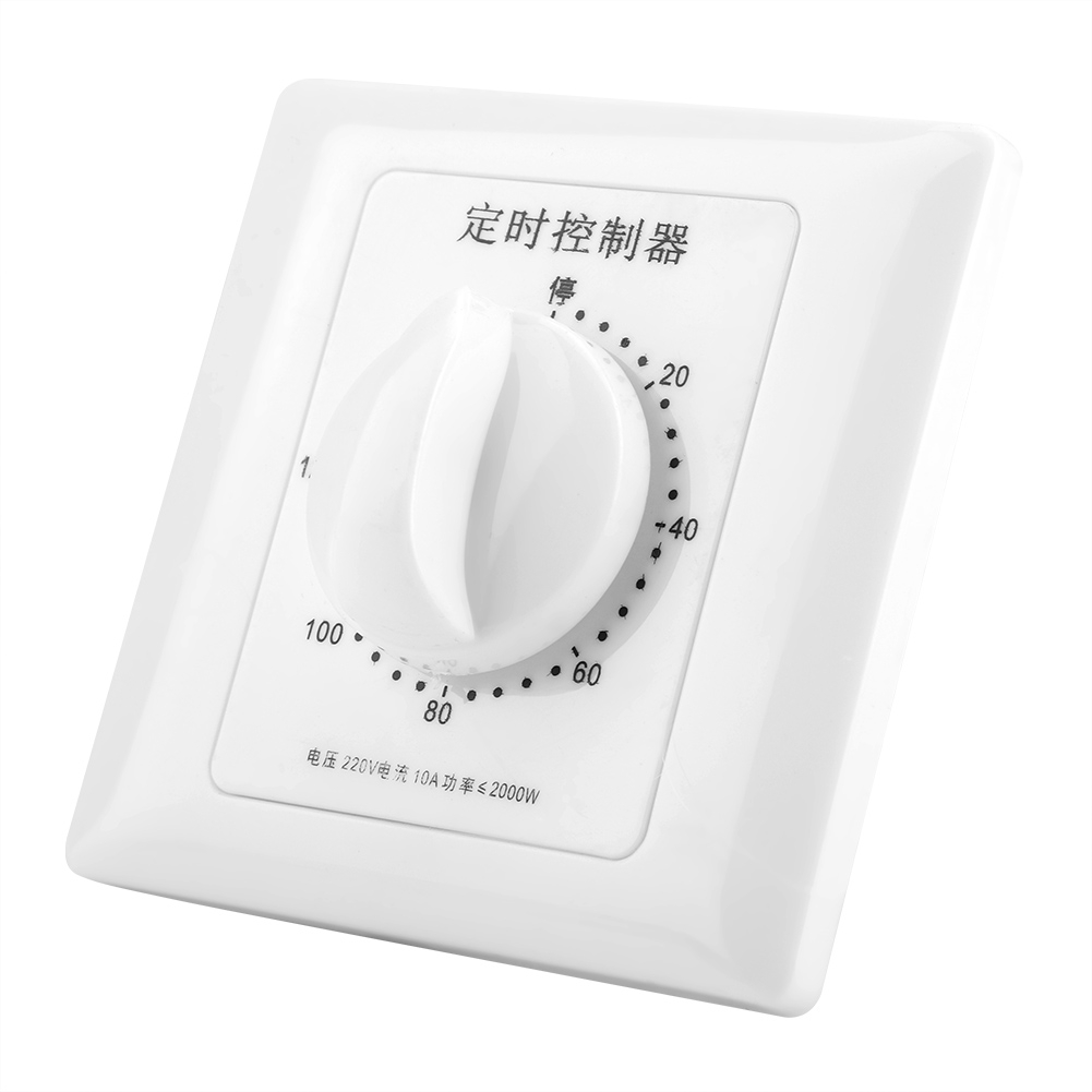 Mechanischer 220v-wasserpumpentimer, Intelligenter Zeitschalter Für Den Innenbereich, 120-minuten-countdown, Programmierbare Timer-steckdose.