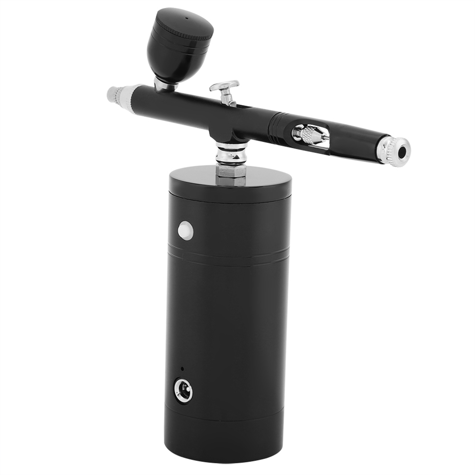 Mini-airbrush-kompressor 0,3 Mm, Schwarz, 7-cm³-tank, Komplettes Usb-8,4-v-set Für Make-up, Nagelkunst, Tattoos Und Modellbau.