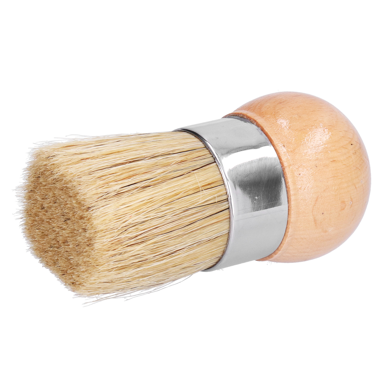 Runder Pinsel (5 Cm Durchmesser) Mit Rundem Kopf, Naturborsten Und Holzgriff, Geeignet Zum Reinigen, Dekorieren, Malen Und Für Vielseitige Anwendungen, Praktisches Werkzeug Für Heimwerkerarbeiten Und