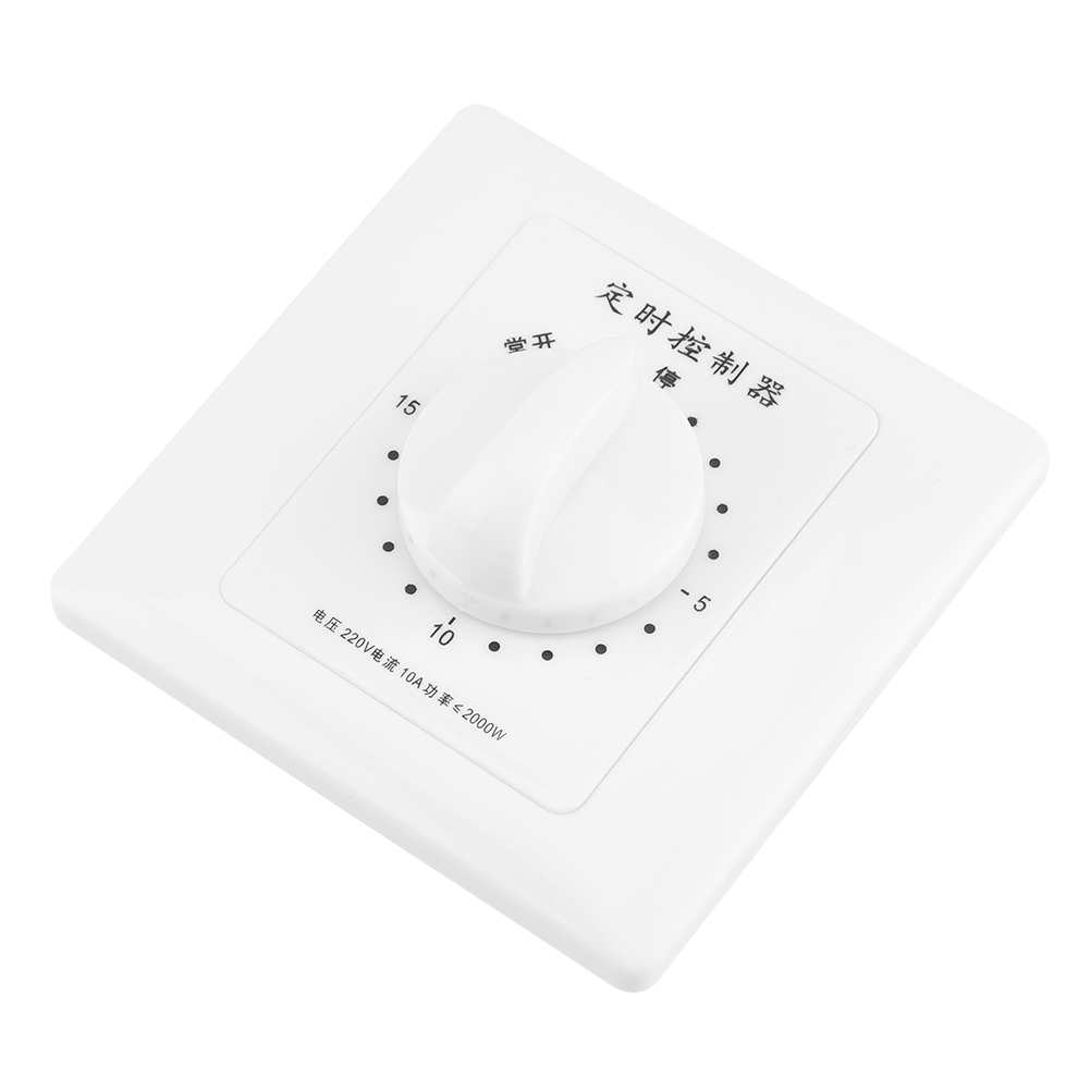 Mechanischer Timer Für 220v Wasserpumpe, Intelligenter Zeitschalter Für Den Innenbereich, 15-minuten-countdown, Programmierbare Steckdose.