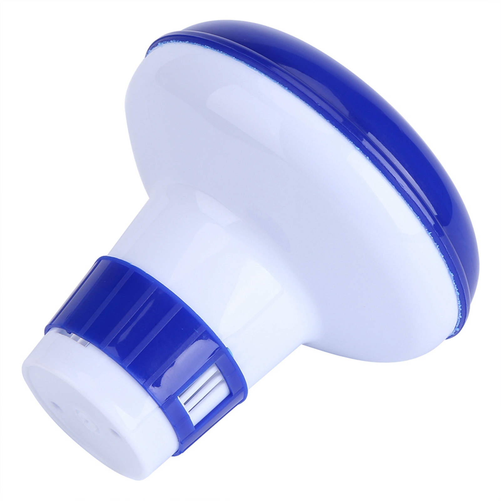 Schwimmender Chemikalienspender Für Schwimmbäder Und Spas, Blau Und Weiß, Chlor Oder Brom, In Sich Geschlossener Spender Für Freibäder.