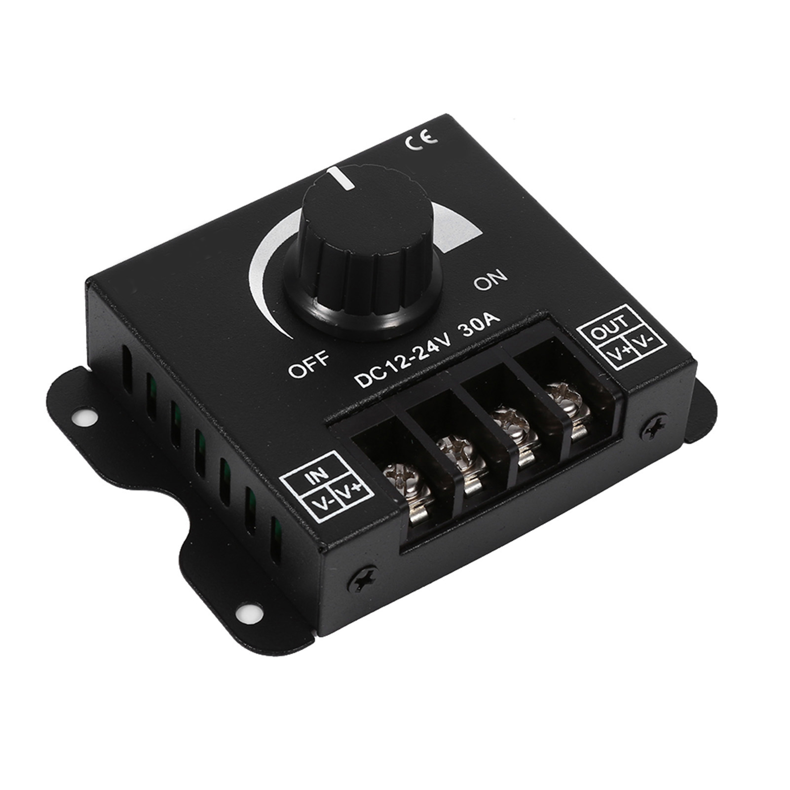 12v–24v 30a Led-dimmer, Manueller Dimmer Für Einfarbige Led-streifen, Drehschalter Zur Helligkeitsregelung