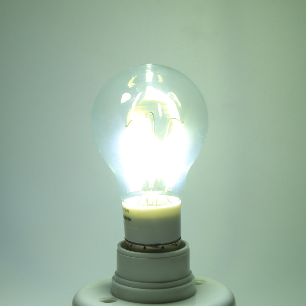 E27 12v 3w Cob-filament-led-lampe, Kaltweiß, 360° Abstrahlwinkel, Nicht Dimmbar, Neuverpackung