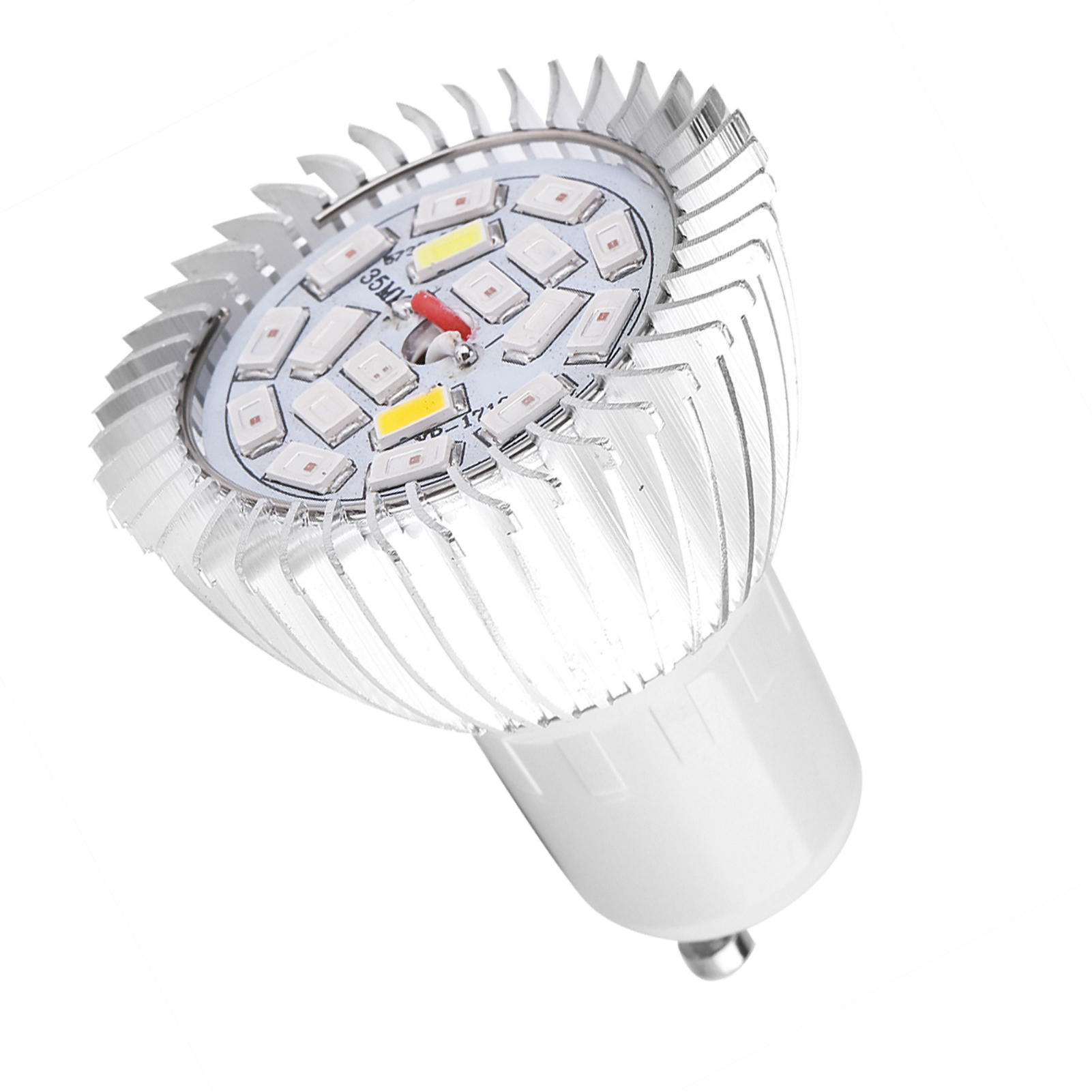 18-w-vollspektrum-led-pflanzenlampe (85–265 V), 18 Gu10-leds, Pflanzenwachstumslampe Für Hydrokulturpflanzen, Blütebeleuchtung
