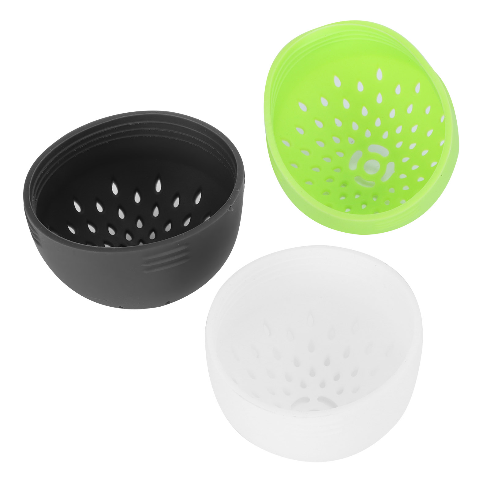 3-teiliges Silikon-siebset, Multifunktionaler Filter Und Siebdeckel, Spritzfreier Küchenhelfer