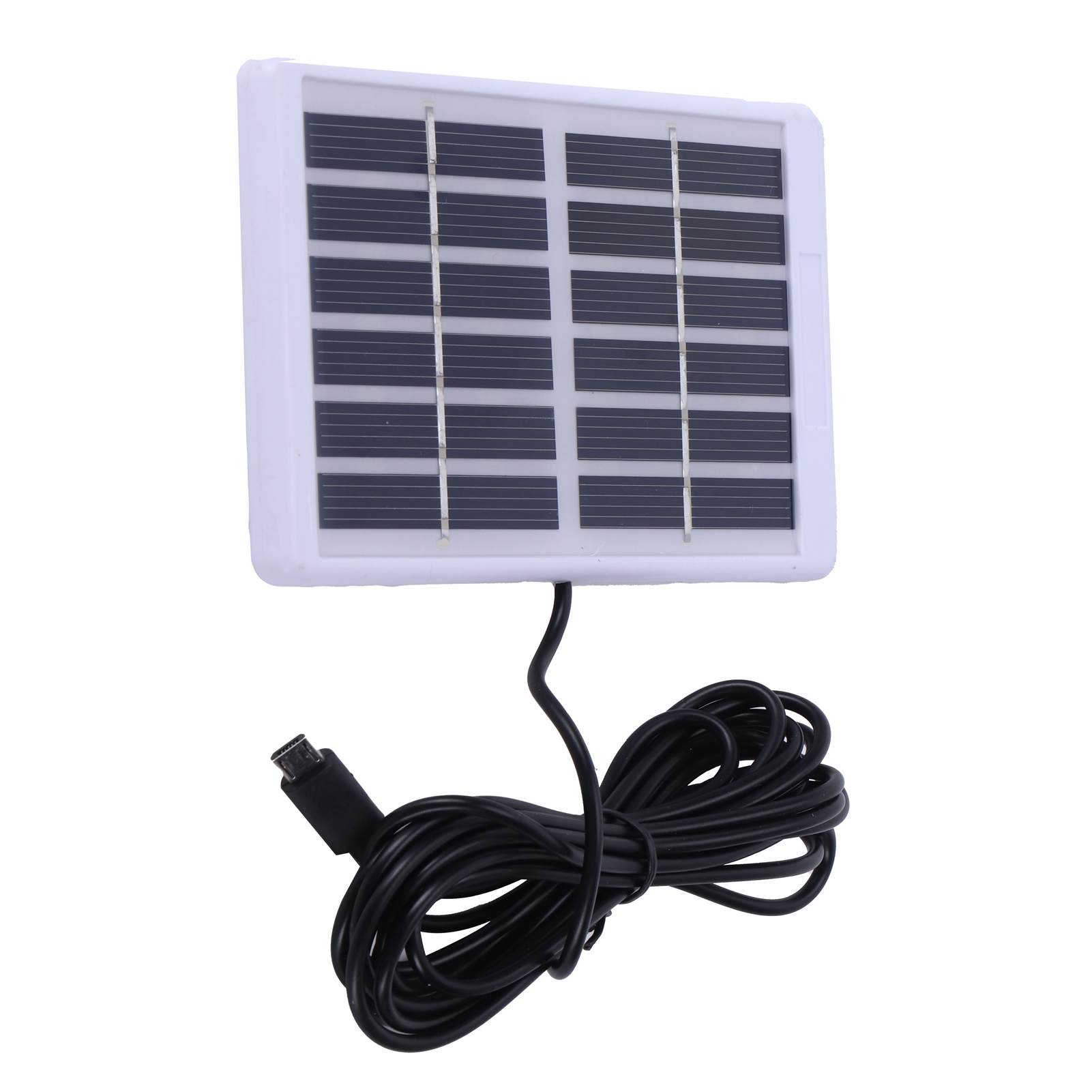 6v 1,2w Polykristallines Silizium-solarpanel Mit Micro-usb-anschluss, Solarladegerät Für Den Außenbereich