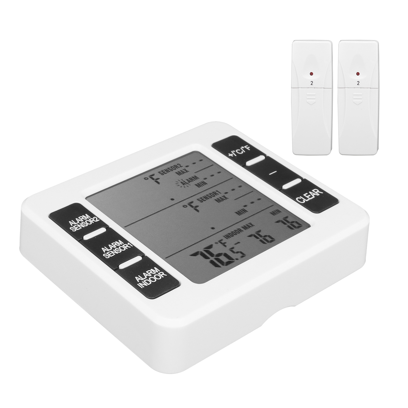 Kabelloses Kühlschrankthermometer, Temperatursensor Mit Akustischem Alarm, Überwachung Für Die Heimische Küche