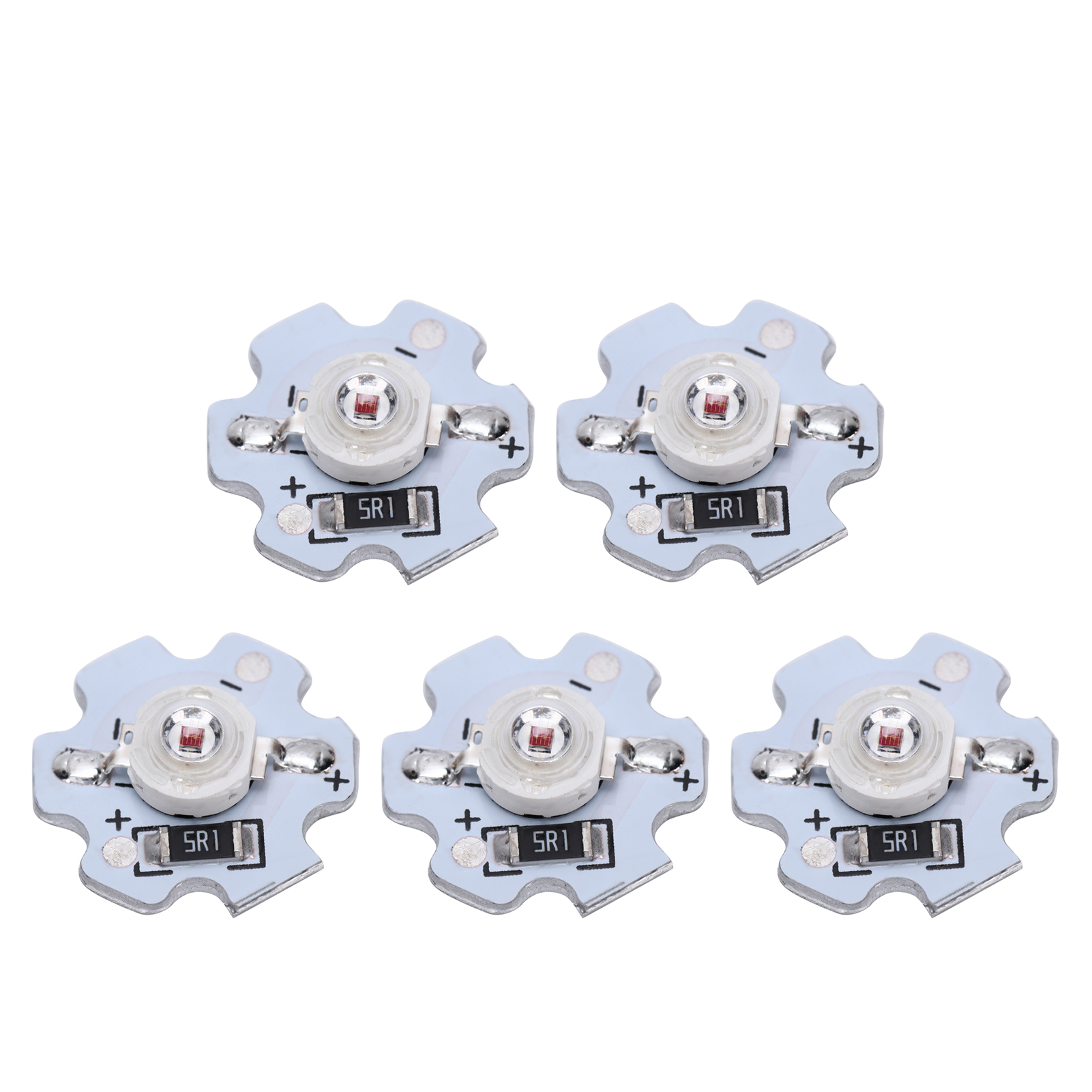 25 Stück 5v 200lm 3w Hochleistungs-leds Für Diy-beleuchtung, Rot 620-625nm