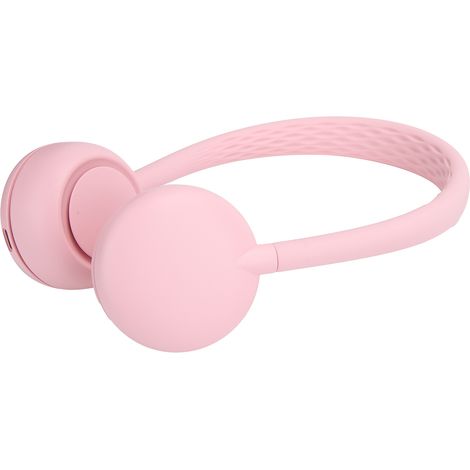 Lüfterloser, Per Usb Aufladbarer, Geräuschloser Nackenventilator Für Outdoor-sport, Zuhause Und Schule, Pink, 2000 Mah