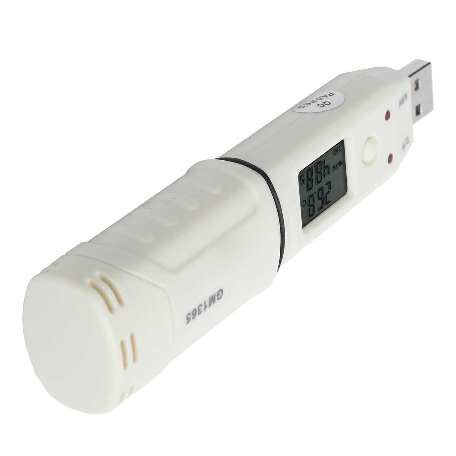Digitales Gerät Zur Aufzeichnung Von Temperatur Und Luftfeuchtigkeit In Innenräumen, Thermometer-hygrometer-detektor Mit Alarmfunktion