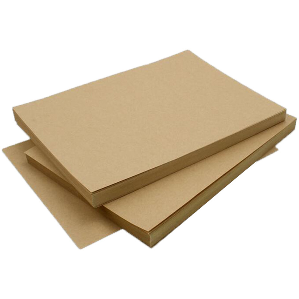 50 Blatt A4 Braunes Kraftpapier Für Selbstklebende Etiketten, Selbstklebend, Für Tintenstrahldrucker