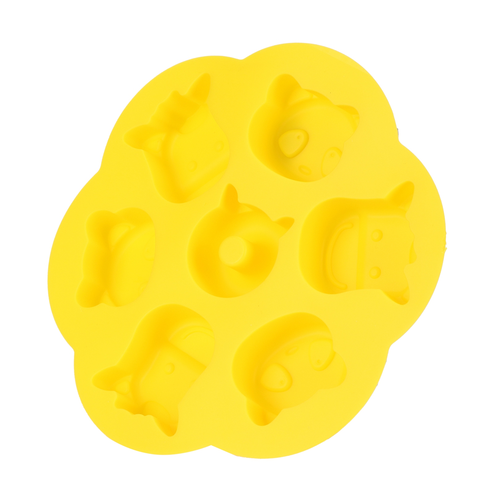 Gelbe Silikonform Mit Cartoon-motiv Zum Backen, Für Kuchen, Schokolade, Handgemachte Kekse Und Als Küchenutensil