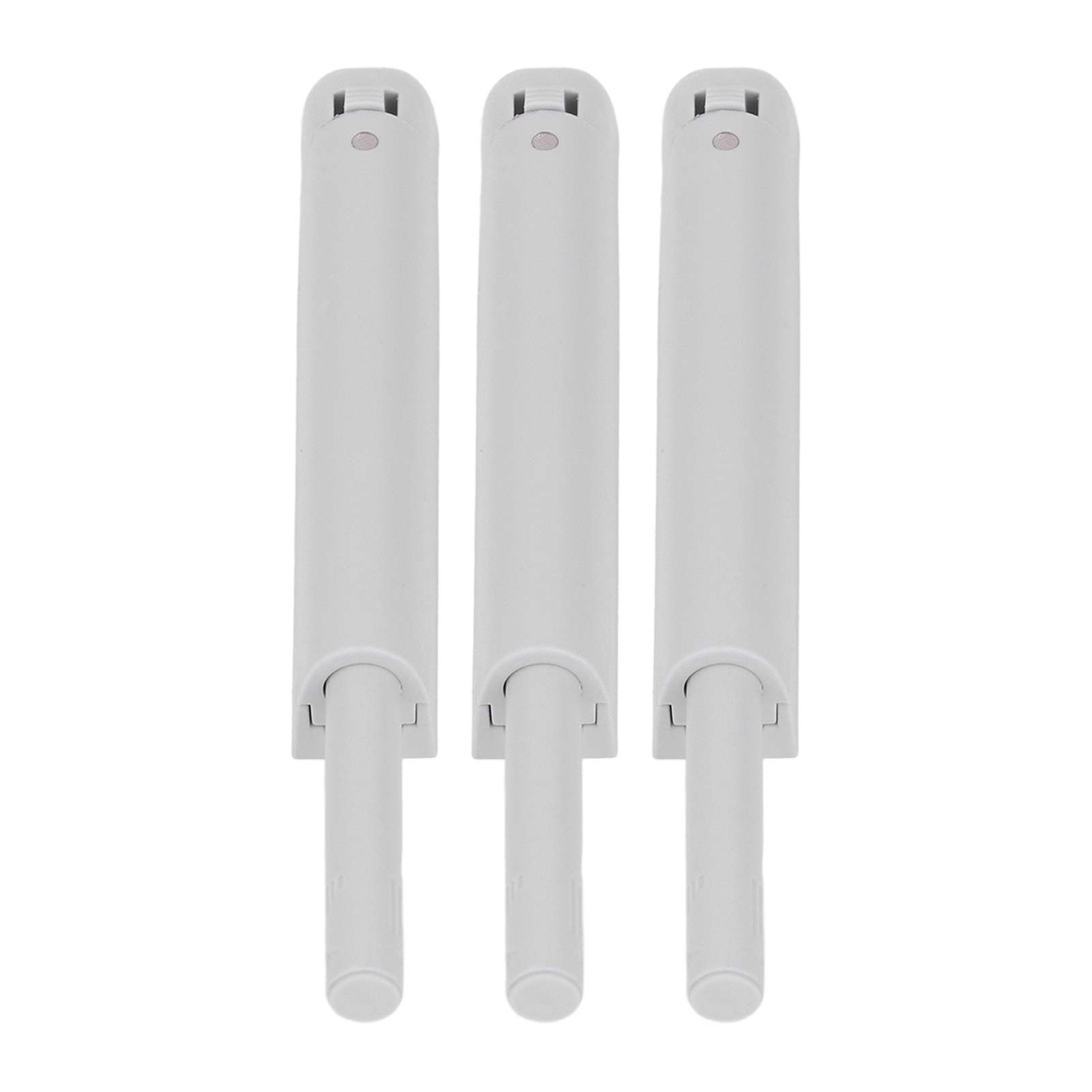 3er-pack Druckriegel, Weit Verbreitet, Oxidationsbeständig, Türriegeldämpfer Für Schranktüren, Grau