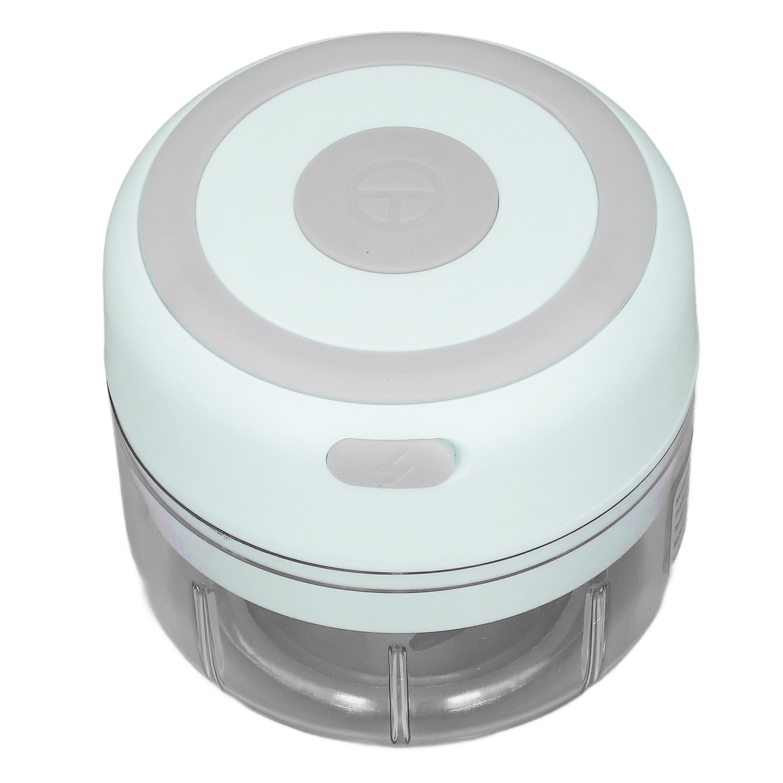 Mini-knoblauchschneider, Edelstahlklinge, Lebensmittelecht, Leistungsstark, Usb-ladefunktion, Elektrischer Knoblauchstampfer, 250 Ml (8,6 X 5,1 X 7,1 Cm), Weiß