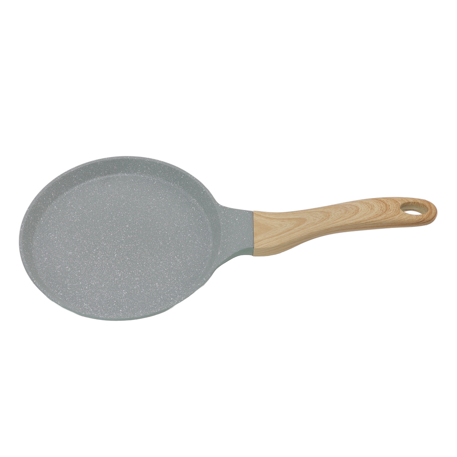 Antihaft-bratpfanne, Grün, Aus Glänzender Aluminiumlegierung, Frühstückspfanne Mit Ergonomischem Griff, 20 Cm / 7,9 Zoll