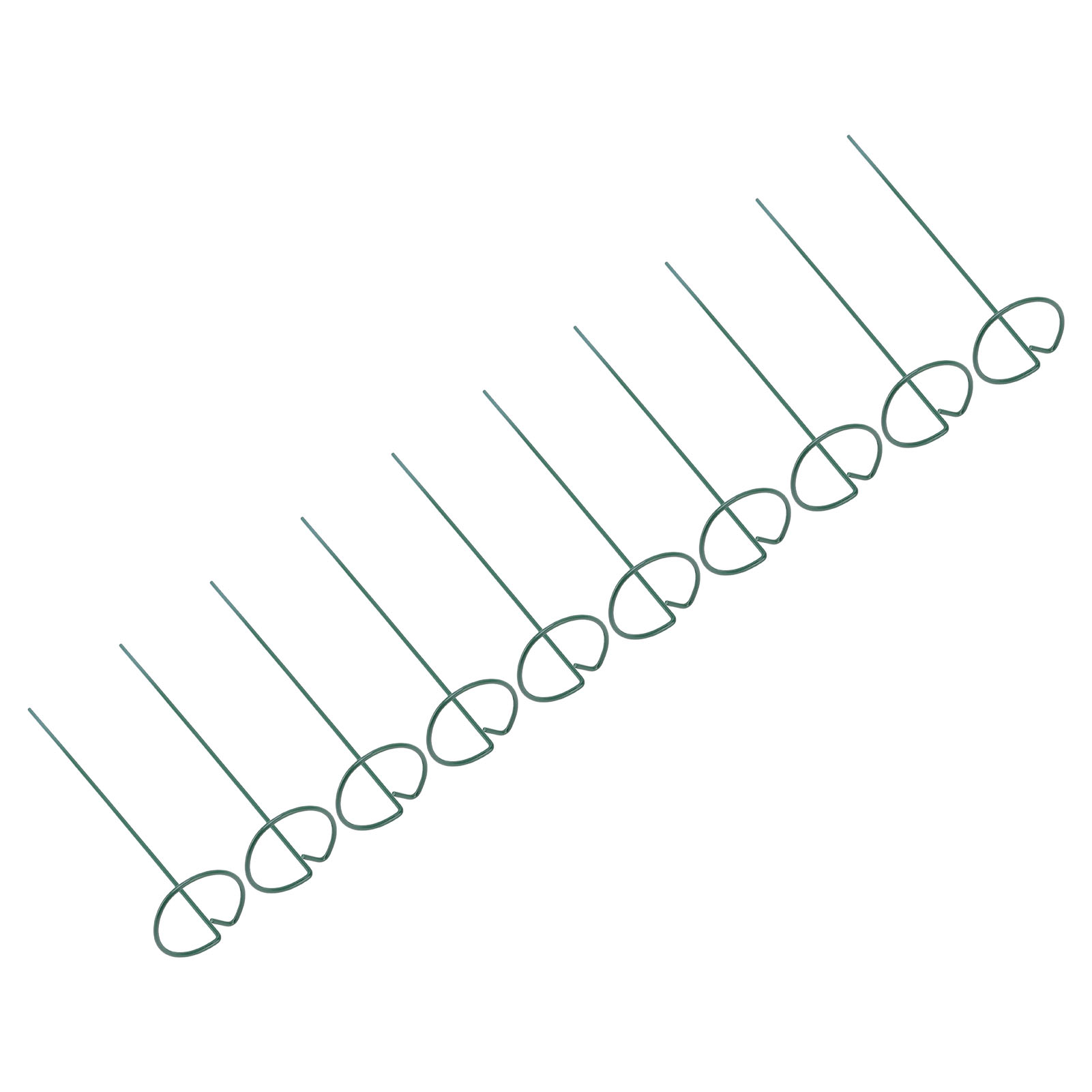 10 Stück Metall-rankgitter Für Topfpflanzen, 25 Cm Lang, Grünes Kleines Garten-rankgitter Für Gärten, Rasenflächen, Terrassen Und Patios