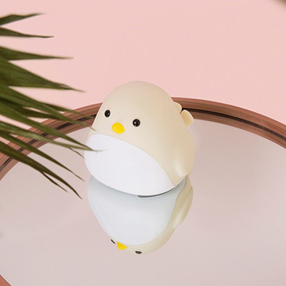Niedliches Cartoon-vogel-nachtlicht, Wecker, Silikon-touch, Usb-led-nachtlampe, Geschenk Für Kinder