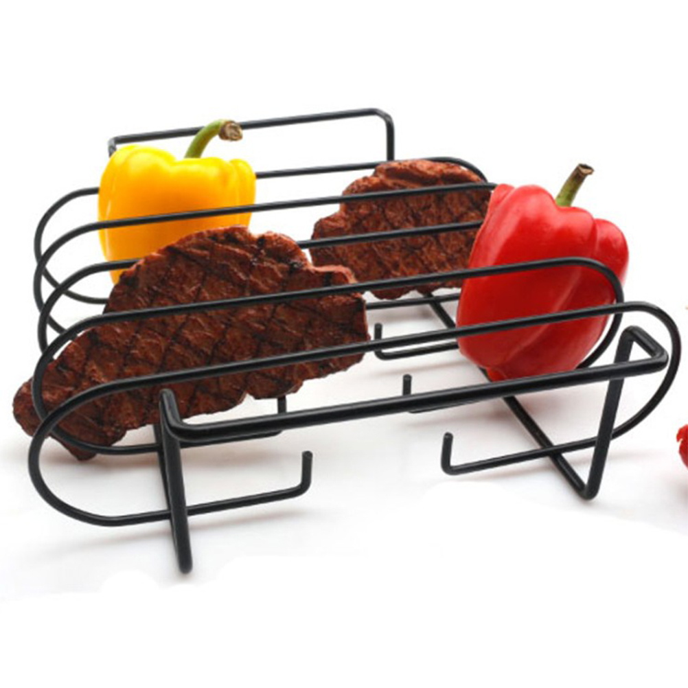Rippchenhalter Zum Grillen, Antihaftbeschichtete Metall-grillutensilien, Steakhalter, Grillständer Für Küche Und Grillzubehör