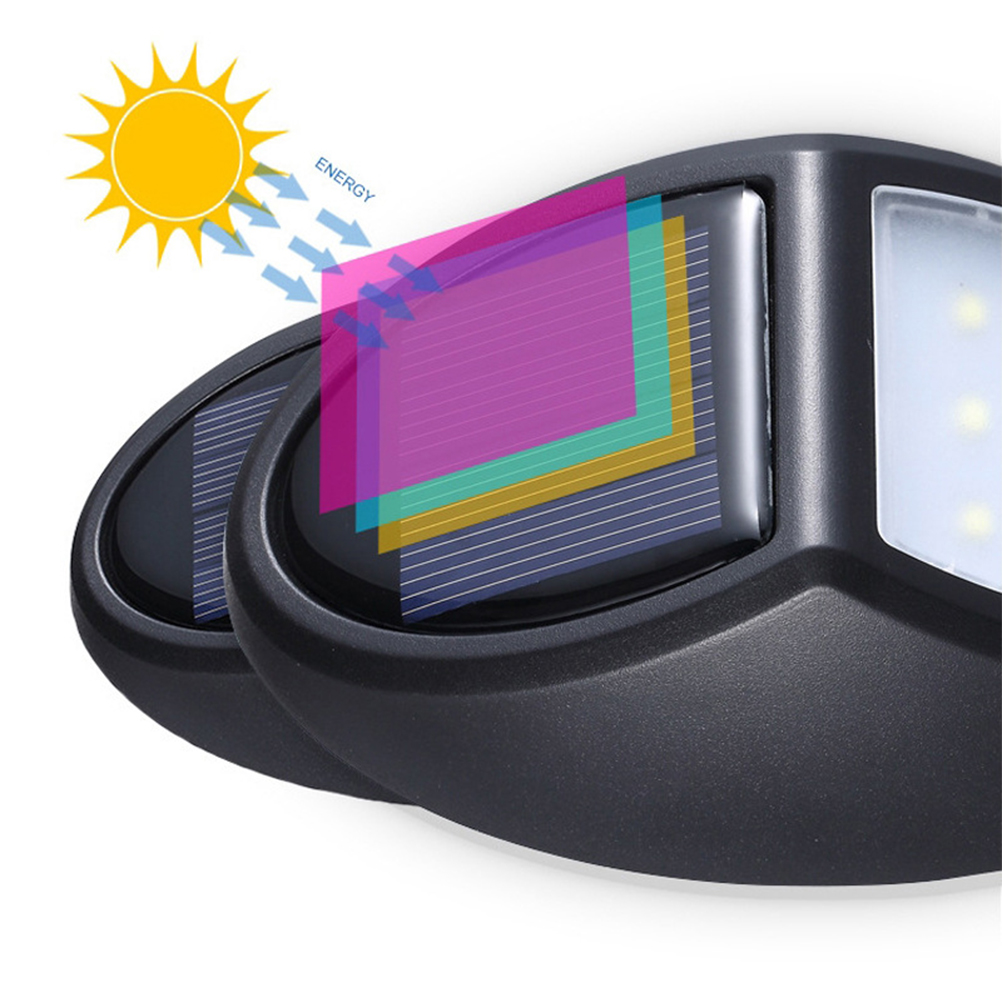 10-led-solarwandleuchte, Ip65 Wasserdicht, Solar-gartenleuchte Für Hof Und Garten