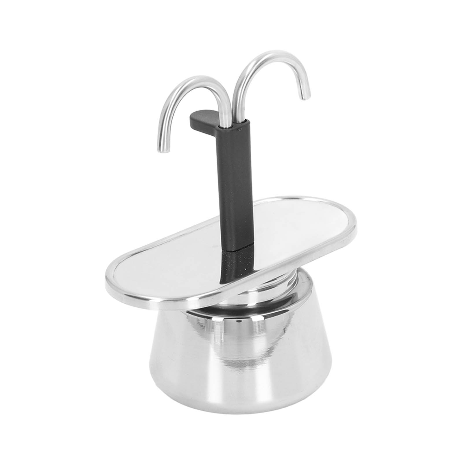 Mokkakanne 100 Ml, Doppelrohr, Edelstahl, Langlebig, Lebensmittelecht, Hitzebeständig, Rutschfest, Verdicktes Sieb, Vielseitig Einsetzbar