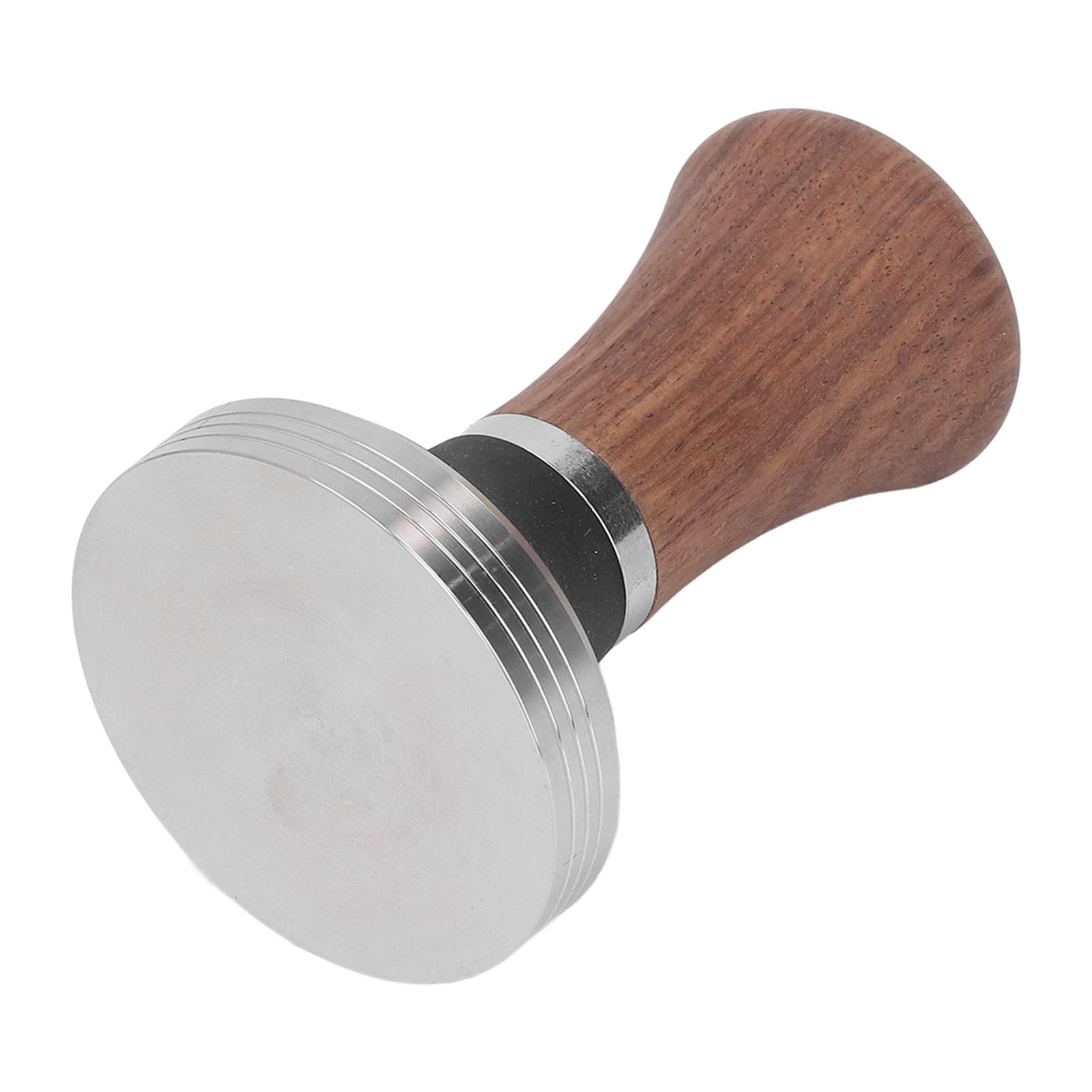 Kaffeepulver-presshammer Und -verteiler-set, Edelstahl-kaffeetampfer Mit Holzgriff, 58 Mm, Für Cafés