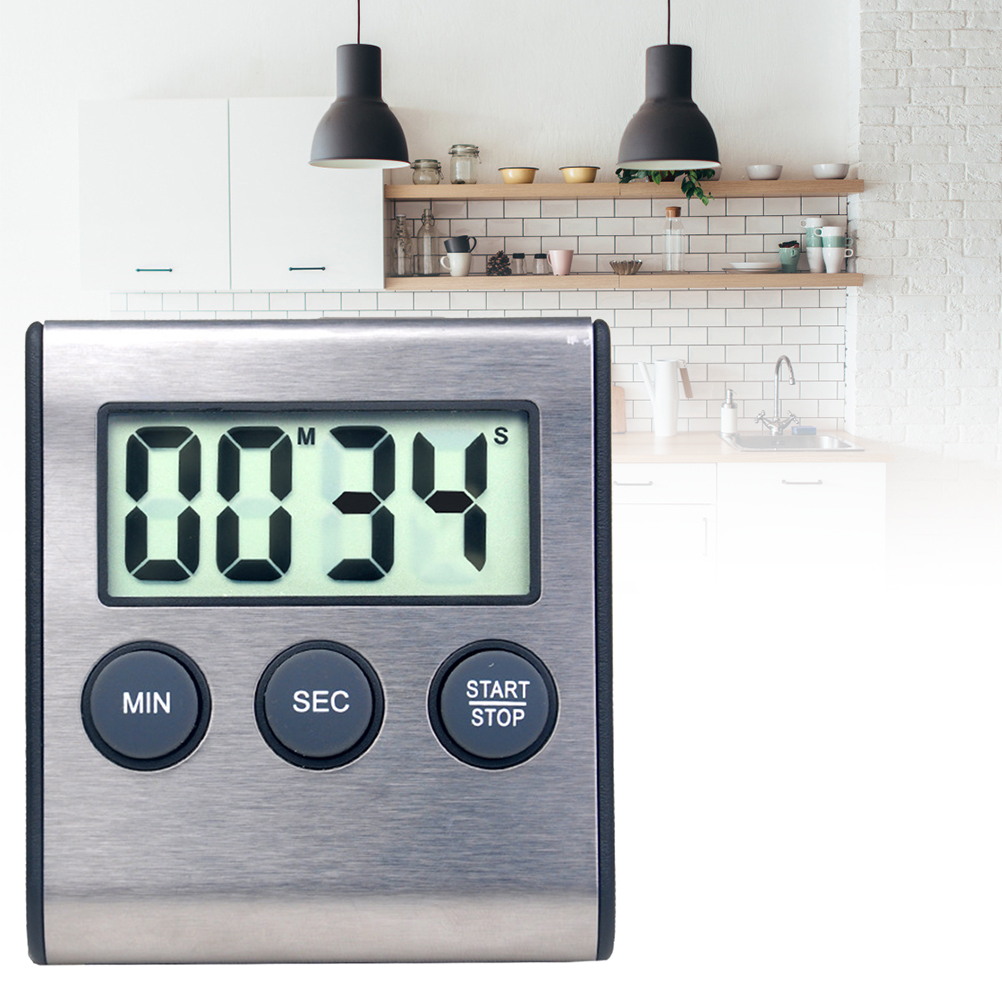 Digitaler Mini-küchenwecker, Tragbarer Magnetischer Countdown-timer Für Grill, Spa Und Küche