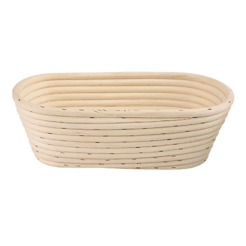 1 Stück Langer Küchen-teigkorb Aus Rattan, Gärkorb, Brotbackkorb, Aufbewahrungskorb Für Lebensmittel