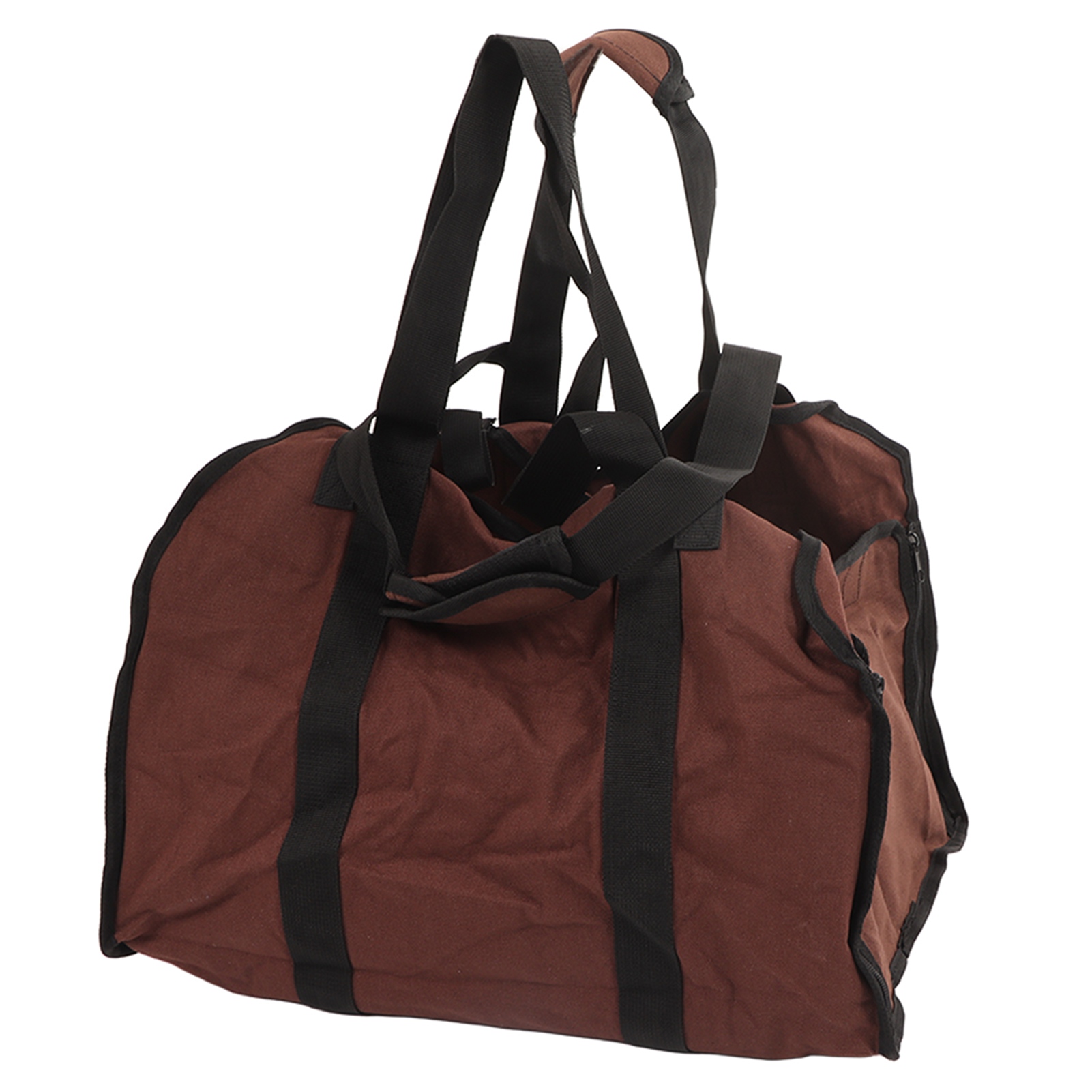 Brennholzsack Mit Großem Fassungsvermögen, Robust Und Strapazierfähig, Aus Canvas, Ideal Für Camping, Picknicks Und Grillabende.