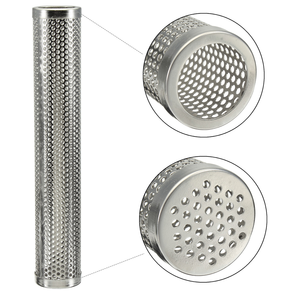 Pellet-räucherrohr Aus Edelstahl Für Den Außenbereich, Rund, Kalt Und Heiß, Grillgenerator