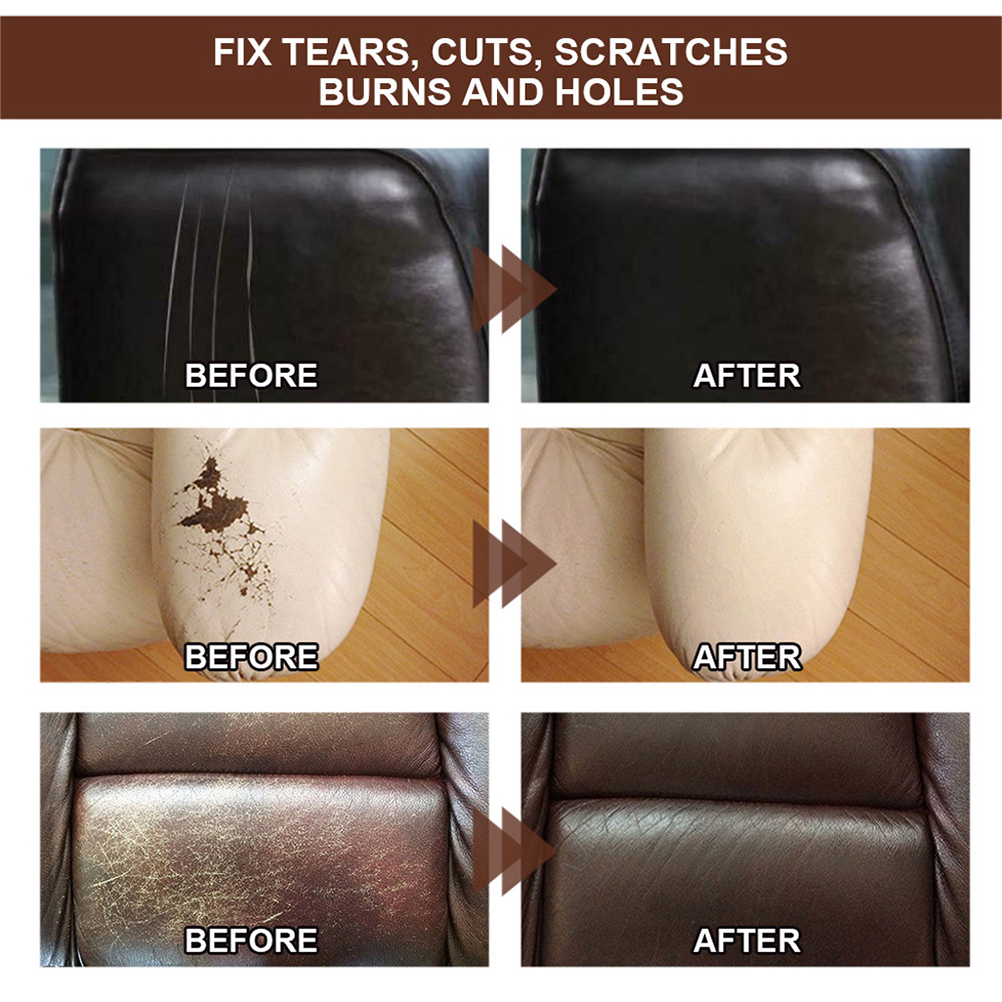 20 Ml Lederreparaturcreme, Gel Zur Reparatur Von Schäden An Autositzen, Ledersofas Und Leder.