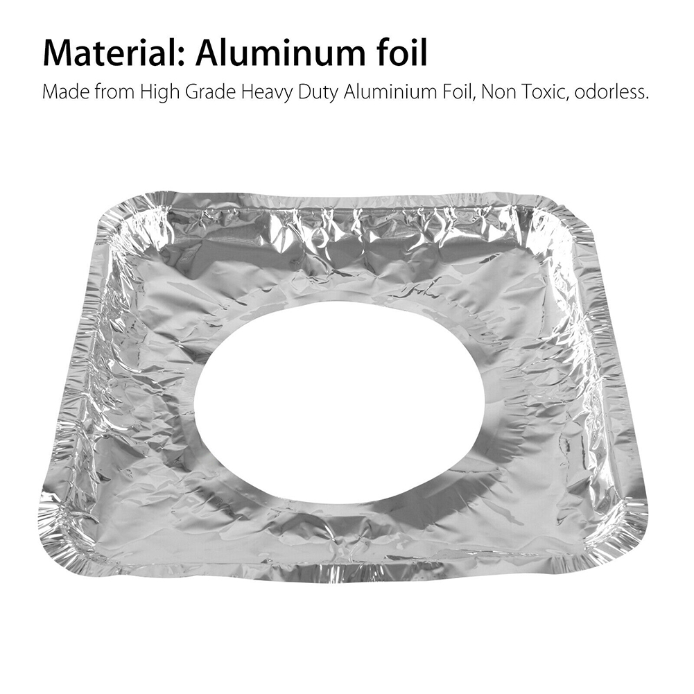 40 Stück Einweg-lätzchen-einlagen Aus Aluminiumfolie Für Gaskocher