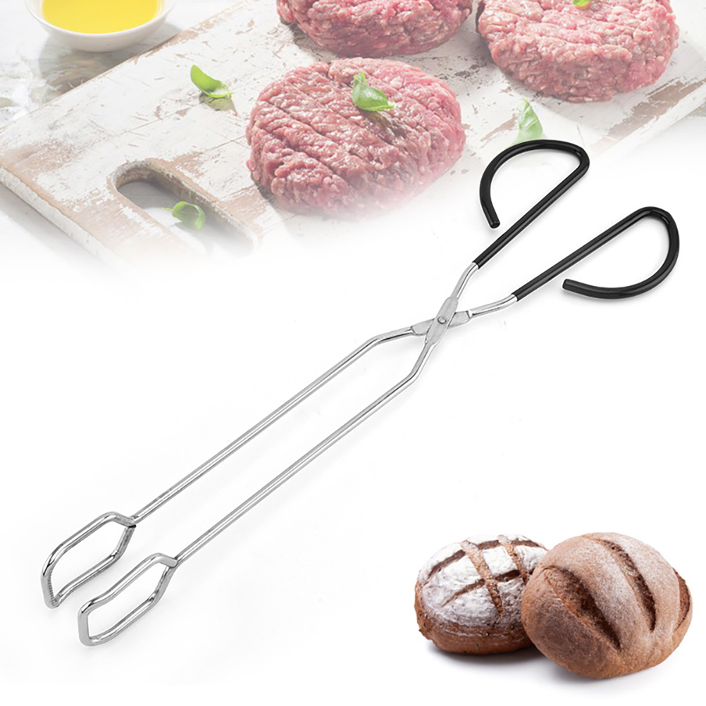 Edelstahl-schere, Lebensmittelschere, Fleischschere, Küchenzange, Backzange, Brotzange, Grillzange