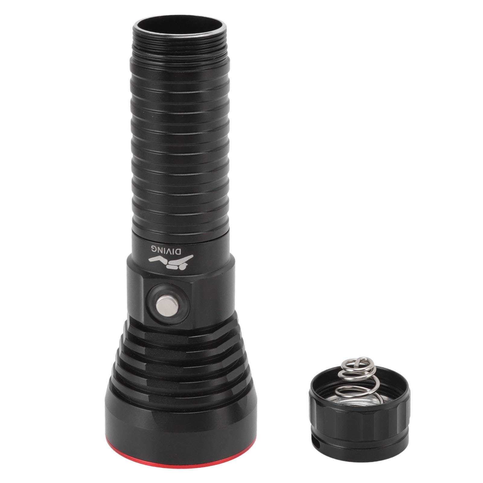 Taucherlampe 3000 Lm Led, Wasserdicht Nach Ipx8 Bis 100 M, Rot