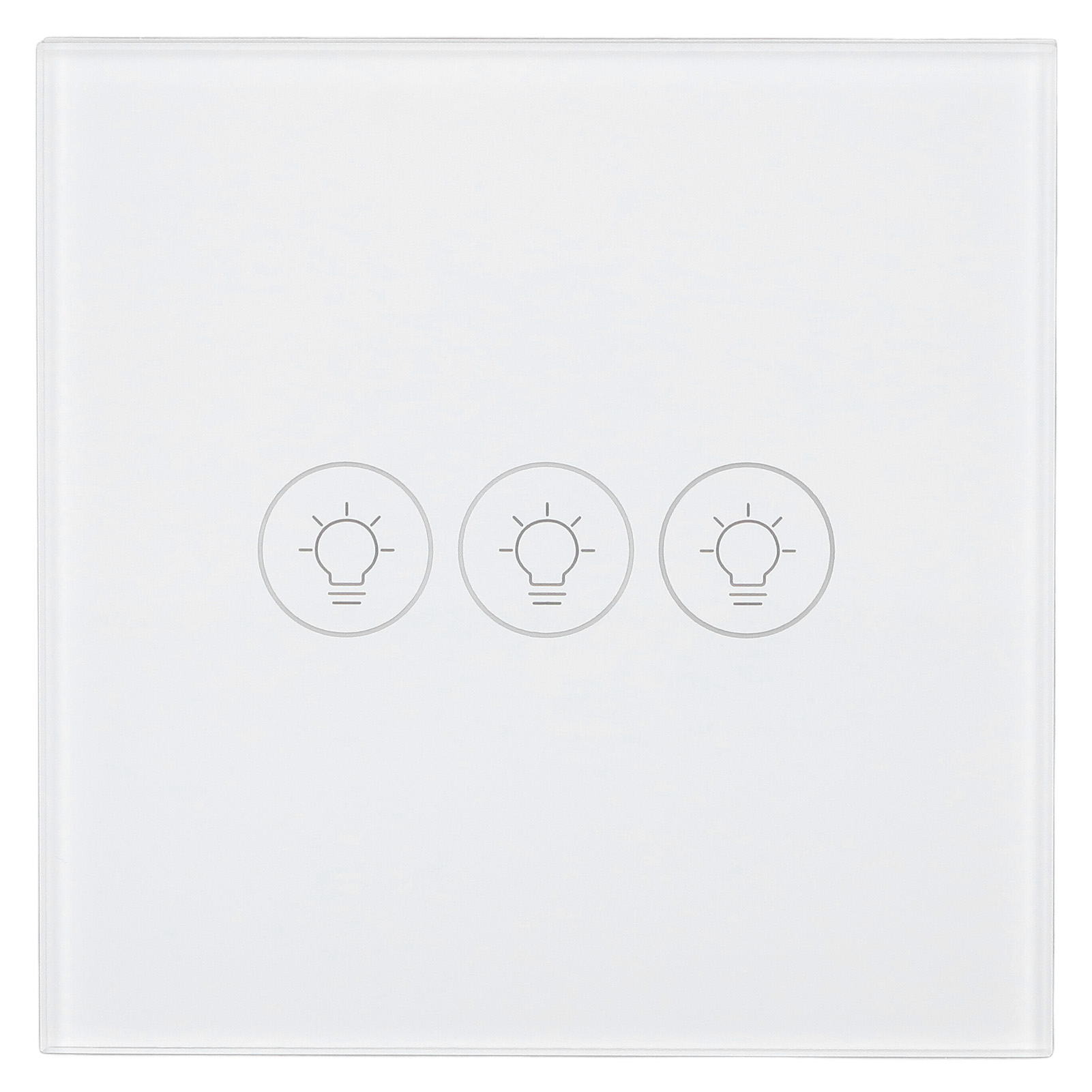 Wlan-touch-lichtschalter Mit Sprachsteuerung, Dimmbarer Smart-wandschalter Mit Timer Für Tuya 90–250 V