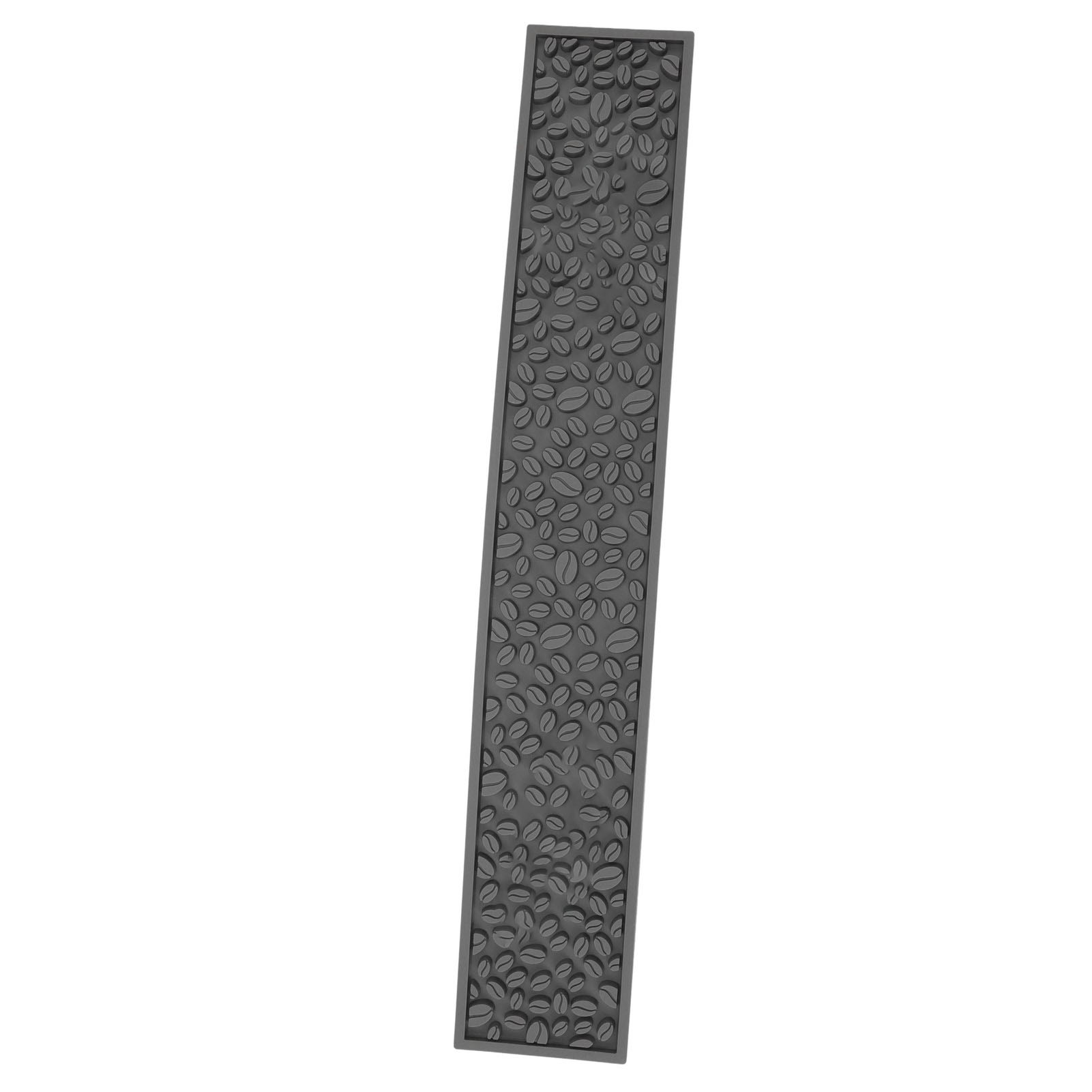 Kaffeebarmatte Aus Pvc-silikon, Rutschfest, Rechteckig, Hitzebeständig, Abtropfmatte, Zubehör Für Kaffeetheken, Grau