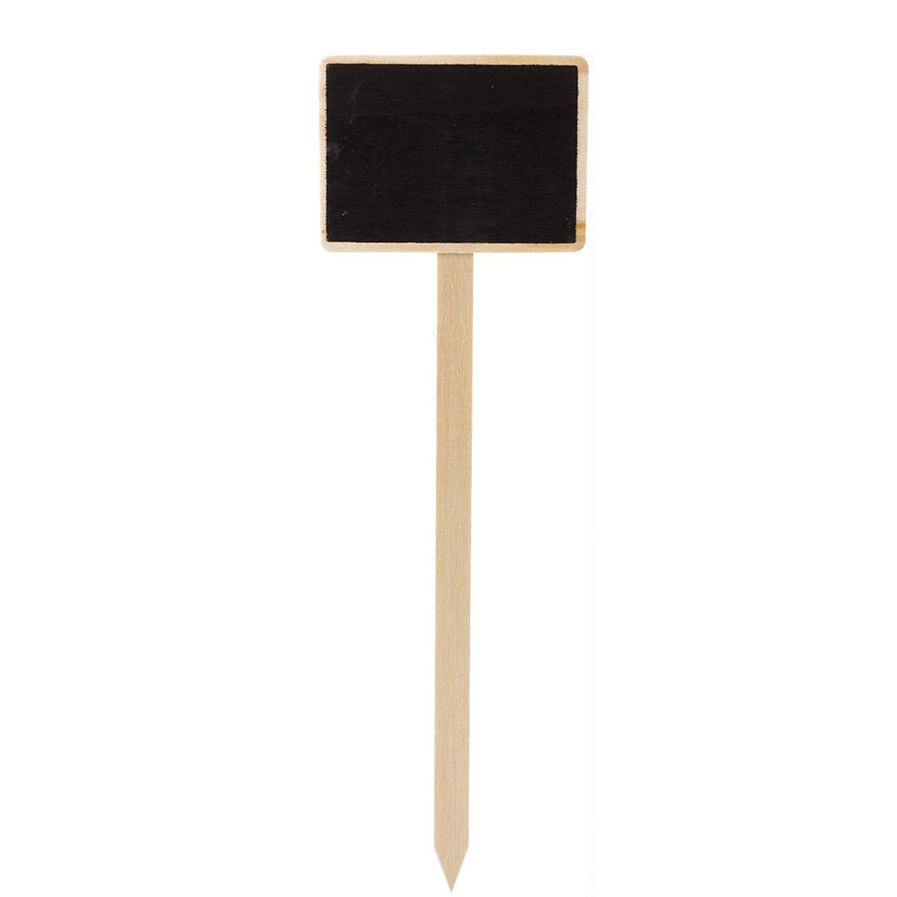 10 Mini-holztafeln Mit Kreidemotiven Für Gartenblumen Und Pflanzen, Gartendekorationen