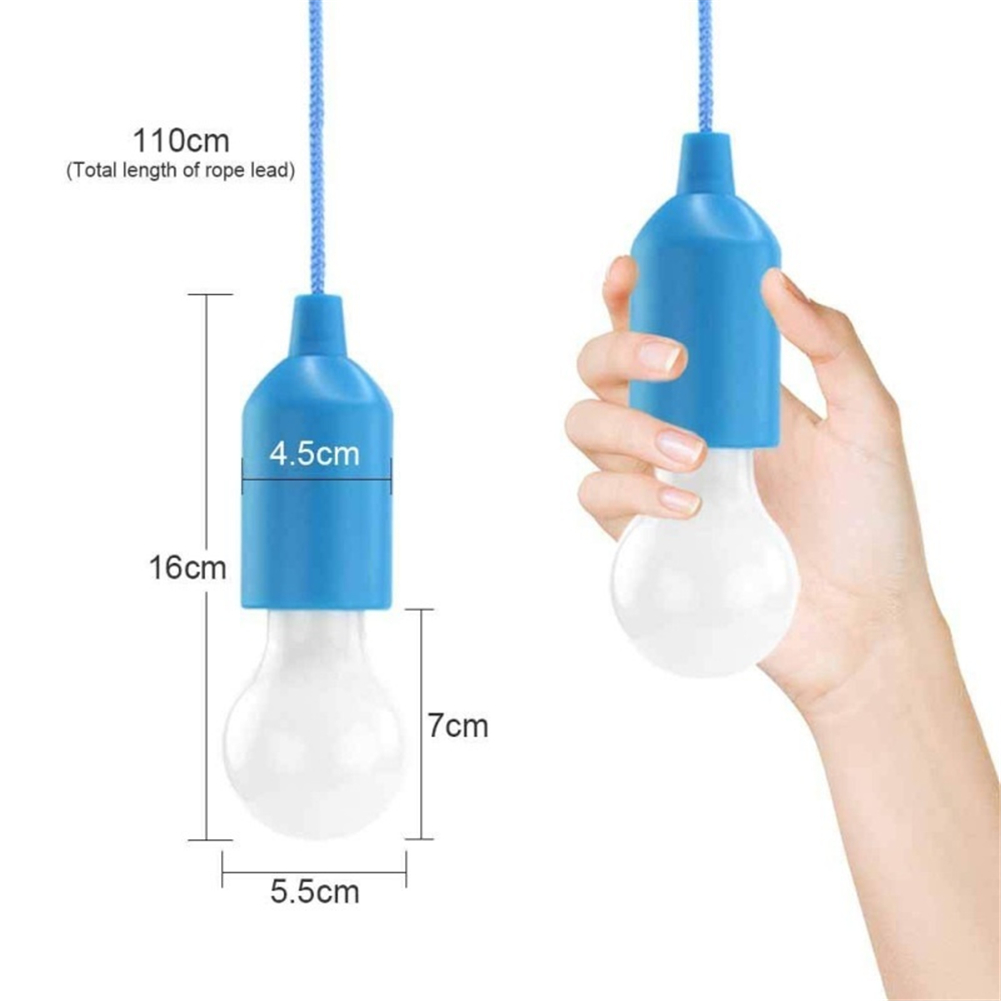 Tragbare 6er-packung Led-lampen Für Wandern, Angeln, Schreibtisch, Camping, Zelt, Garten – Batteriebetrieben