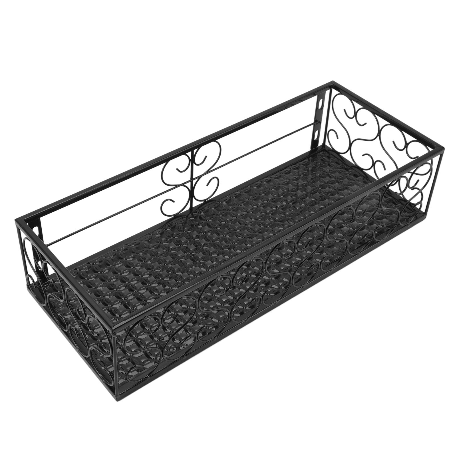 Balkon-blumenregal, Hängender Blumentopfhalter, Hängender Schmiedeeisenzaun, Sukkulentenregal Für Die Fensterbank, Geeignet Für 10,5 Cm Geländer