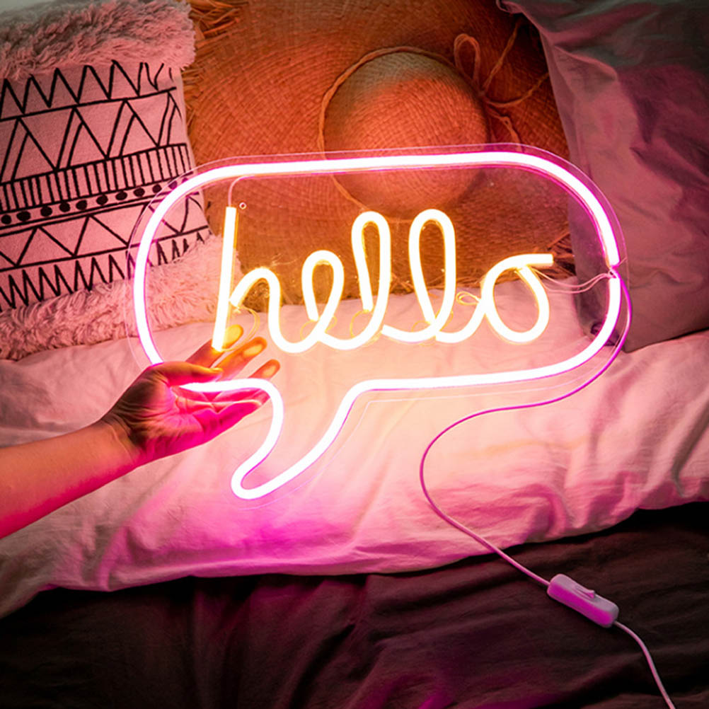 Led-schlauch-neonlichter, Neon-schild-panel-lichter, Weihnachtsdekoration Für Partys, Geschäfte Und Zuhause, Wanddekoration